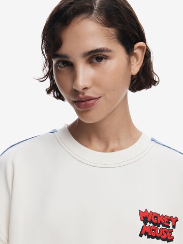 Sweat-shirt Desigual en blanc