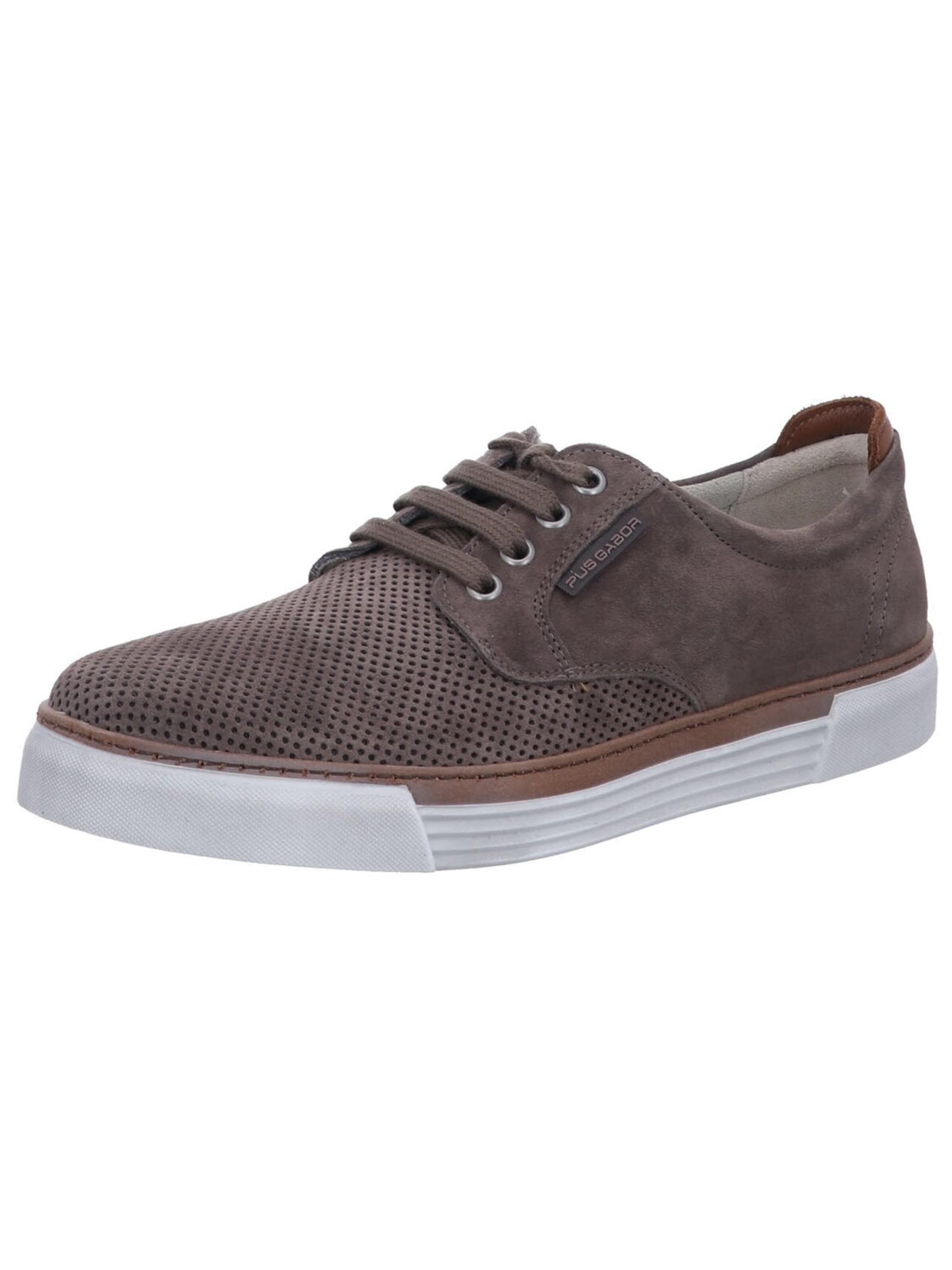 GABOR Schnürschuh 'Sneaker Low Herren 0460.15 19 Echtleder in braun'‌‌‌‌‌‌‌‌‌‌ in Braun: Vorderseite