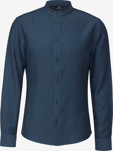Street One MEN Regular Fit Hemd in Blau: Vorderseite