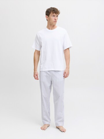 JACK & JONES Дълга пижама 'JACFlorence' в бяло: отпред