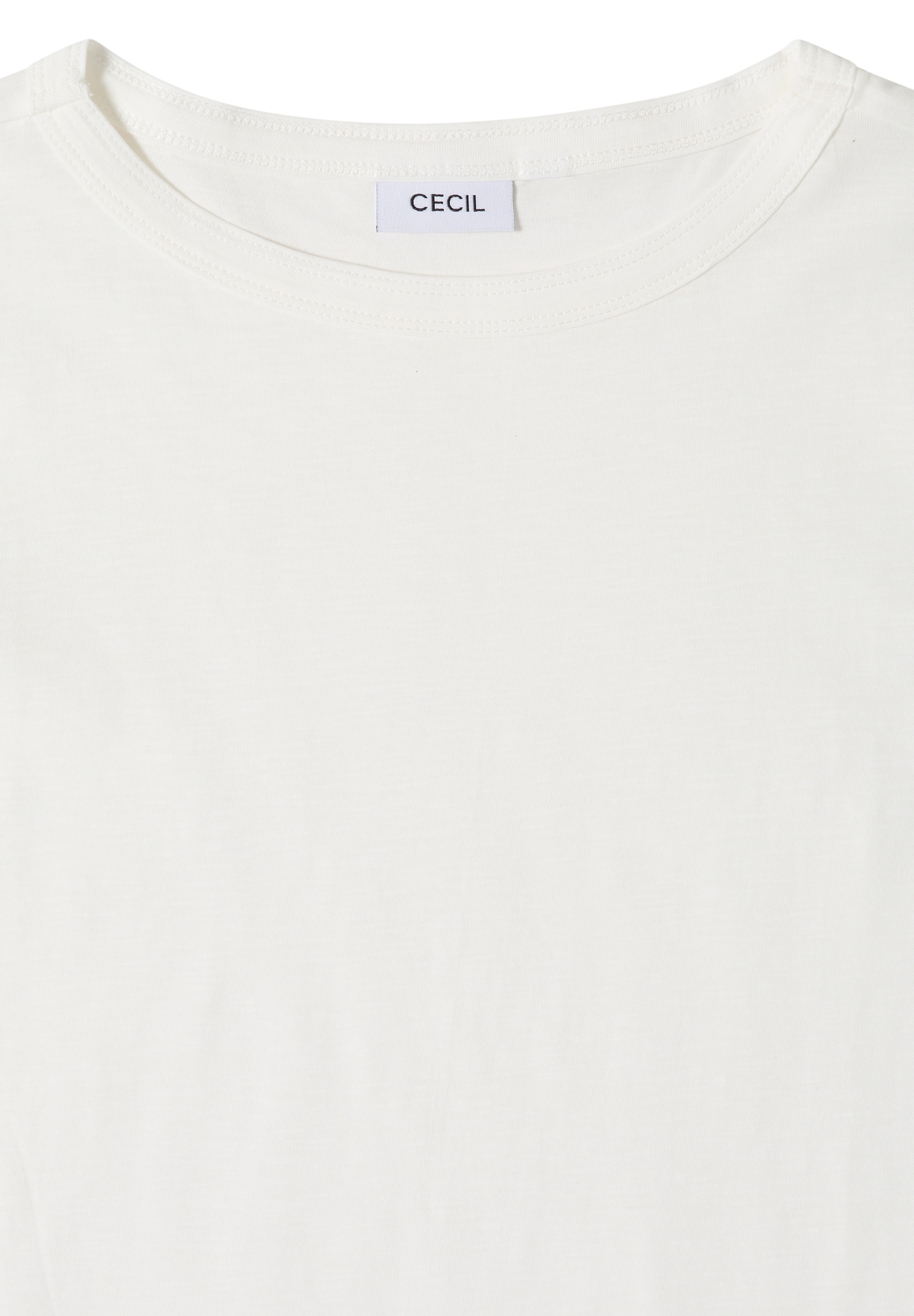 CECIL T-Shirts im 2er-Pack in Weiß