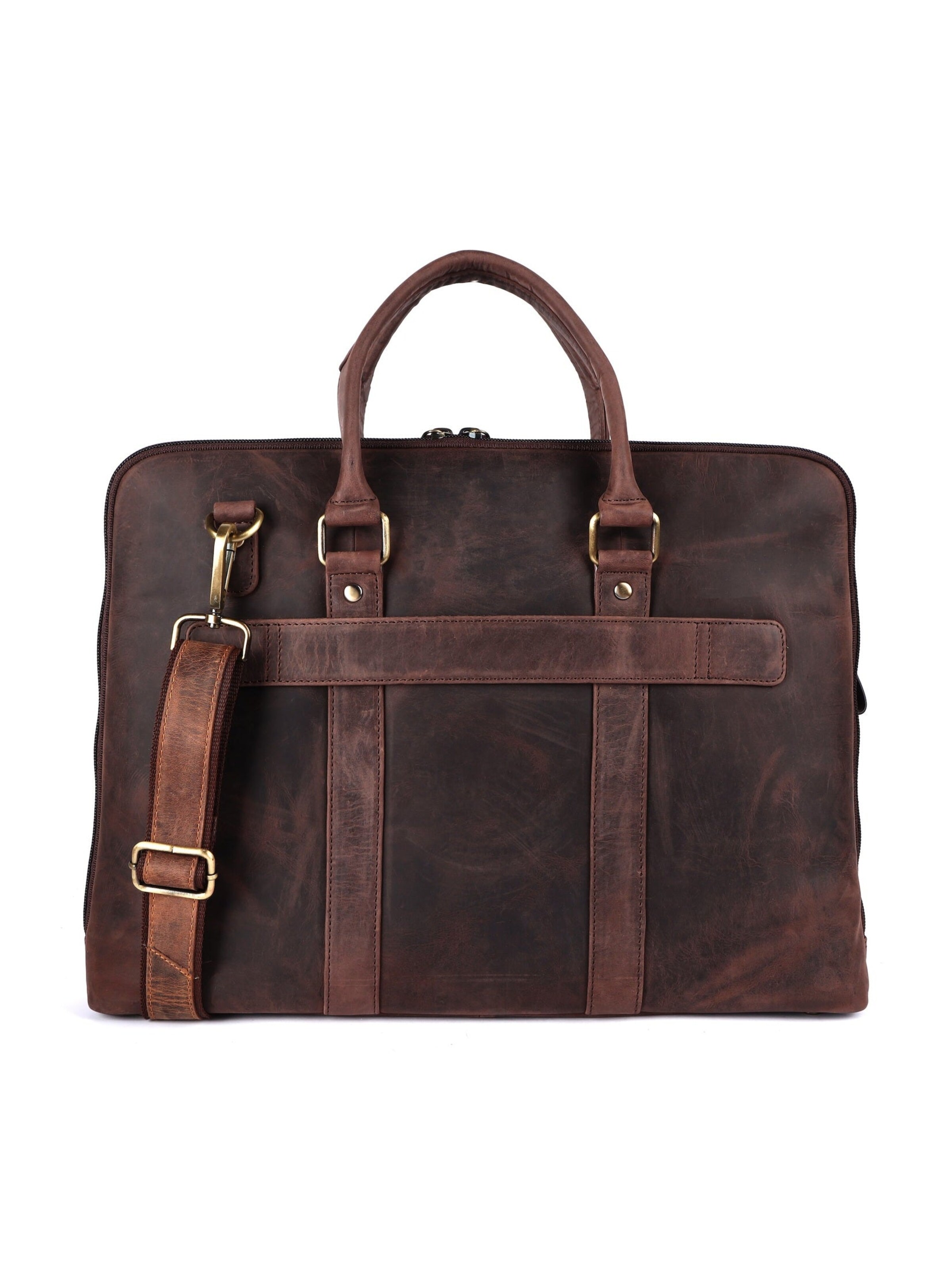 Benthill Laptop Bag in Brown