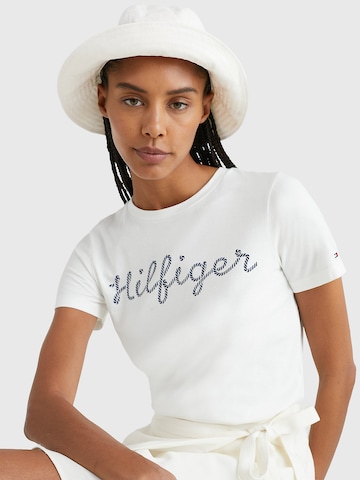 TOMMY HILFIGER Póló 'Rope' - fehér