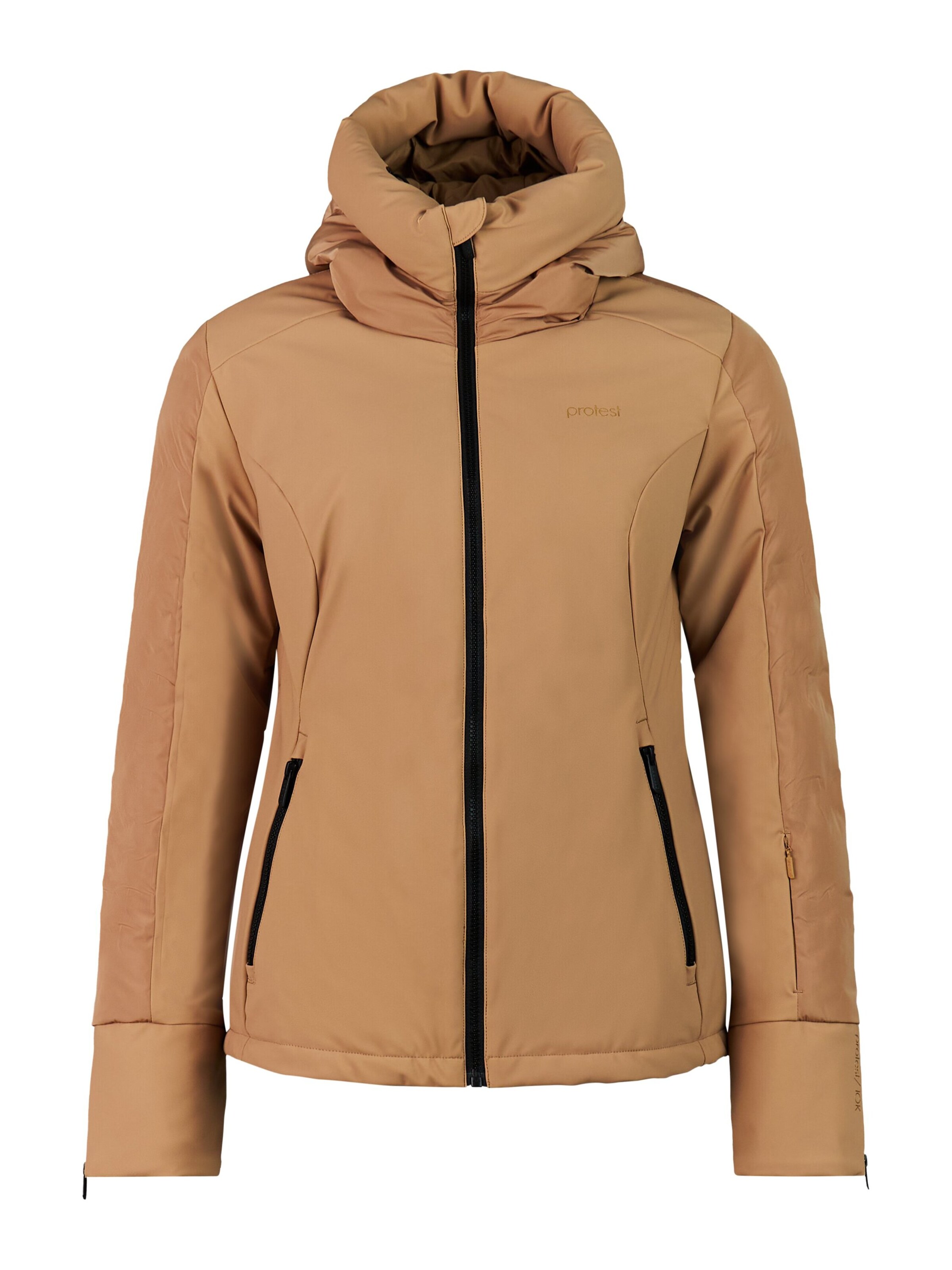 PROTEST Sportjacke 'PRTMERCURY'‌‌‌‌‌ in Braun: Vorderseite