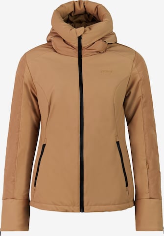 PROTEST Sportjacke 'PRTMERCURY' in Braun: Vorderseite