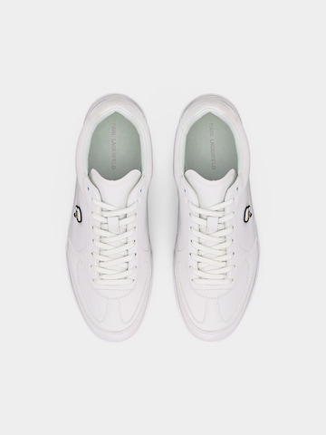 Karl Lagerfeld Σνίκερ χαμηλό σε λευκό