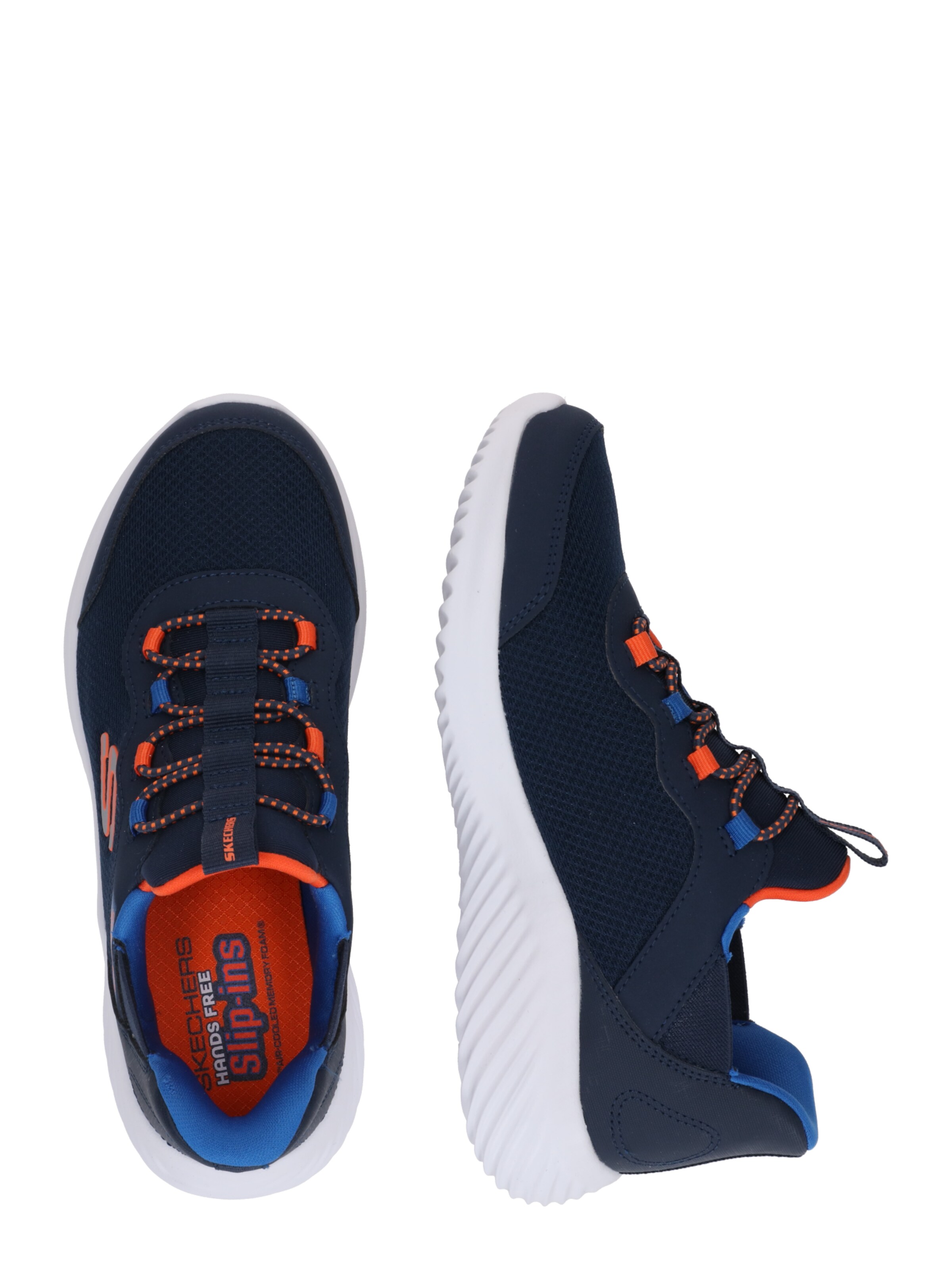 SKECHERS Sneaker 'BOUNDER - BRISK-BURST' in Blau