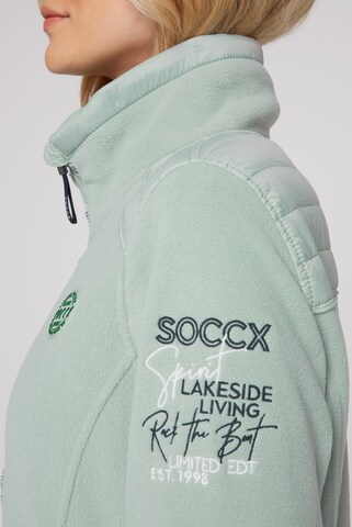 Soccx - Chaqueta polar 'Rock The Boat' en azul