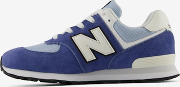 Baskets basses '574' new balance en bleu : devant