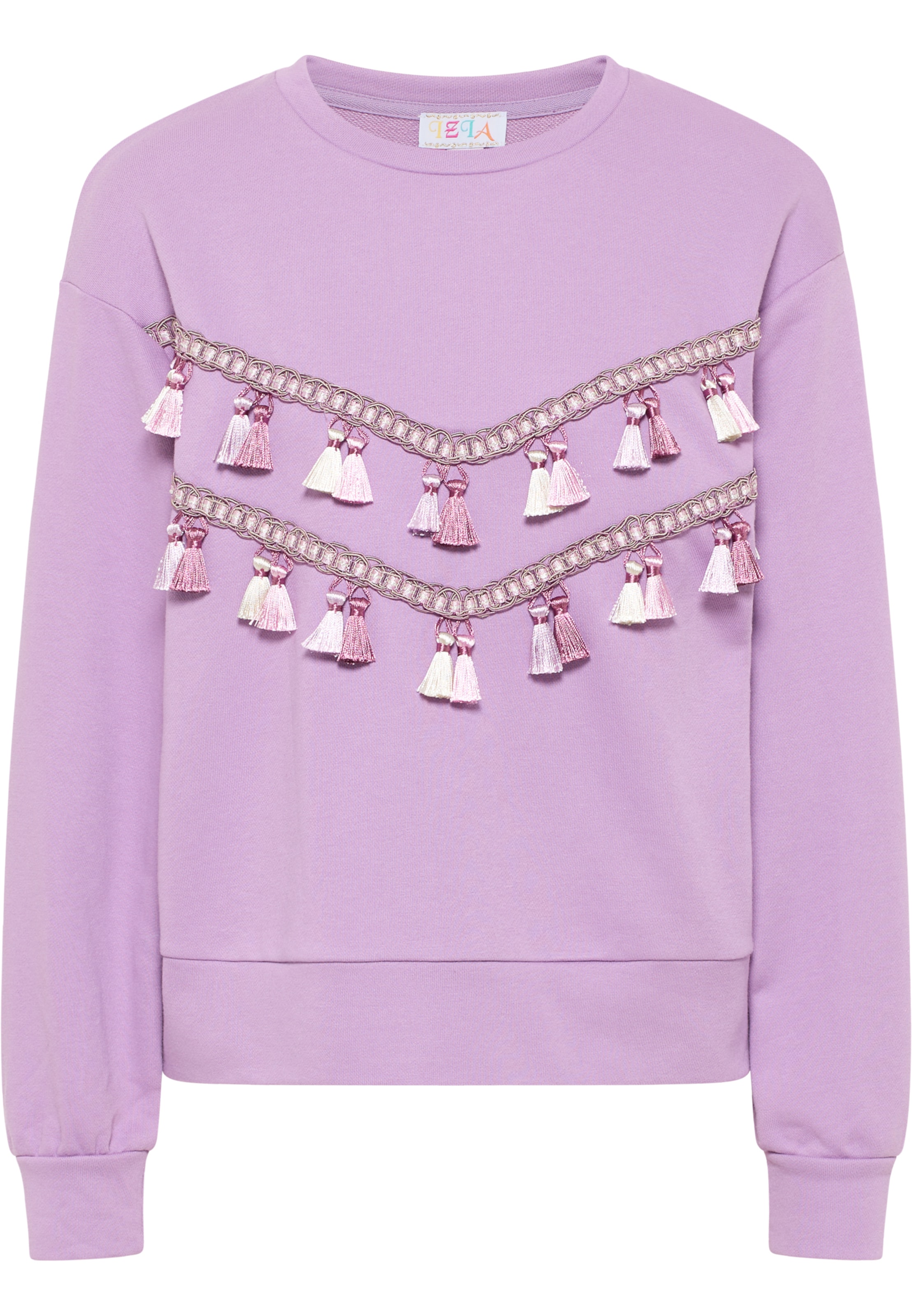 IZIA Μπλούζα φούτερ σε λιλά: μπροστά