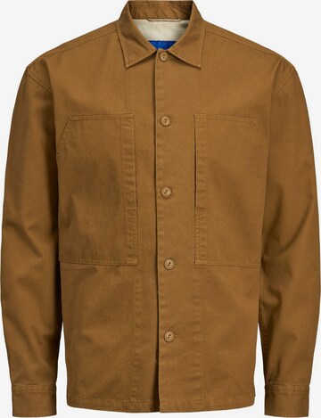 JACK & JONES Comfort fit Overhemd in Bruin: voorkant