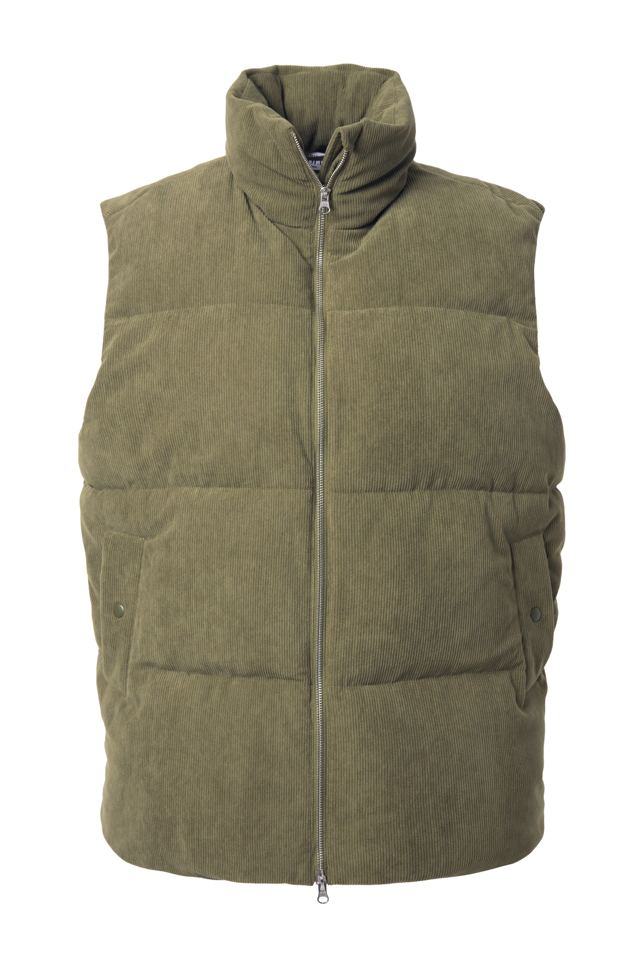 Studio Untold Bodywarmer in Groen: voorkant