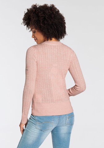 KangaROOS Strickjacke in Pink