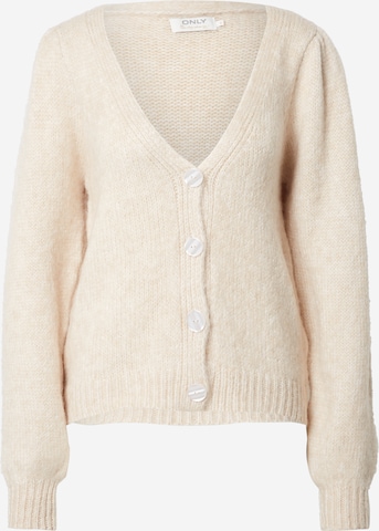 Cardigan 'Benin' ONLY en beige : devant