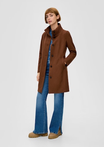 s.Oliver Between-Seasons Coat in Brown