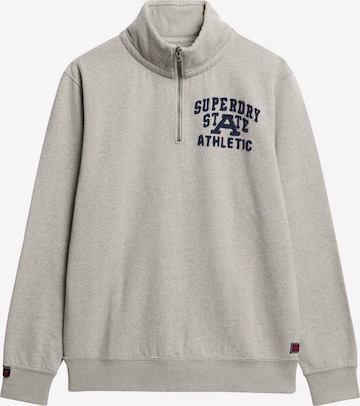 Superdry Sweatshirt 'Vintage Athletic' in Grijs: voorkant