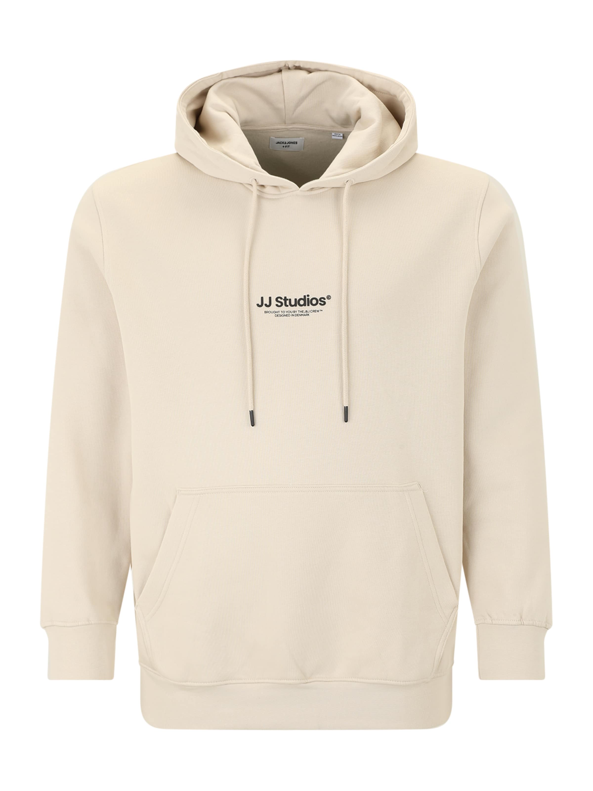 Jack & Jones Plus Μπλούζα φούτερ 'JJESOHO' σε γκρι: μπροστά