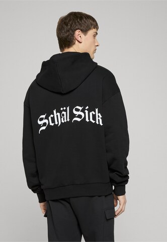 DEF - Sweatshirt 'Schäl Sick' em preto: frente