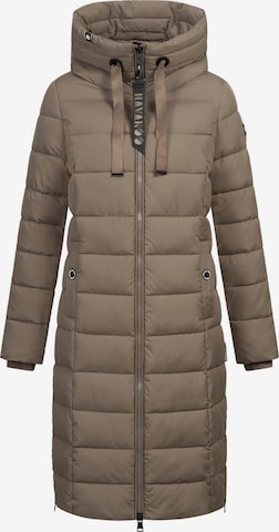 Manteau d’hiver NAVAHOO en marron : devant