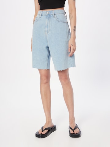 Calvin Klein Jeans Loosefit Shorts in Blau: predná strana