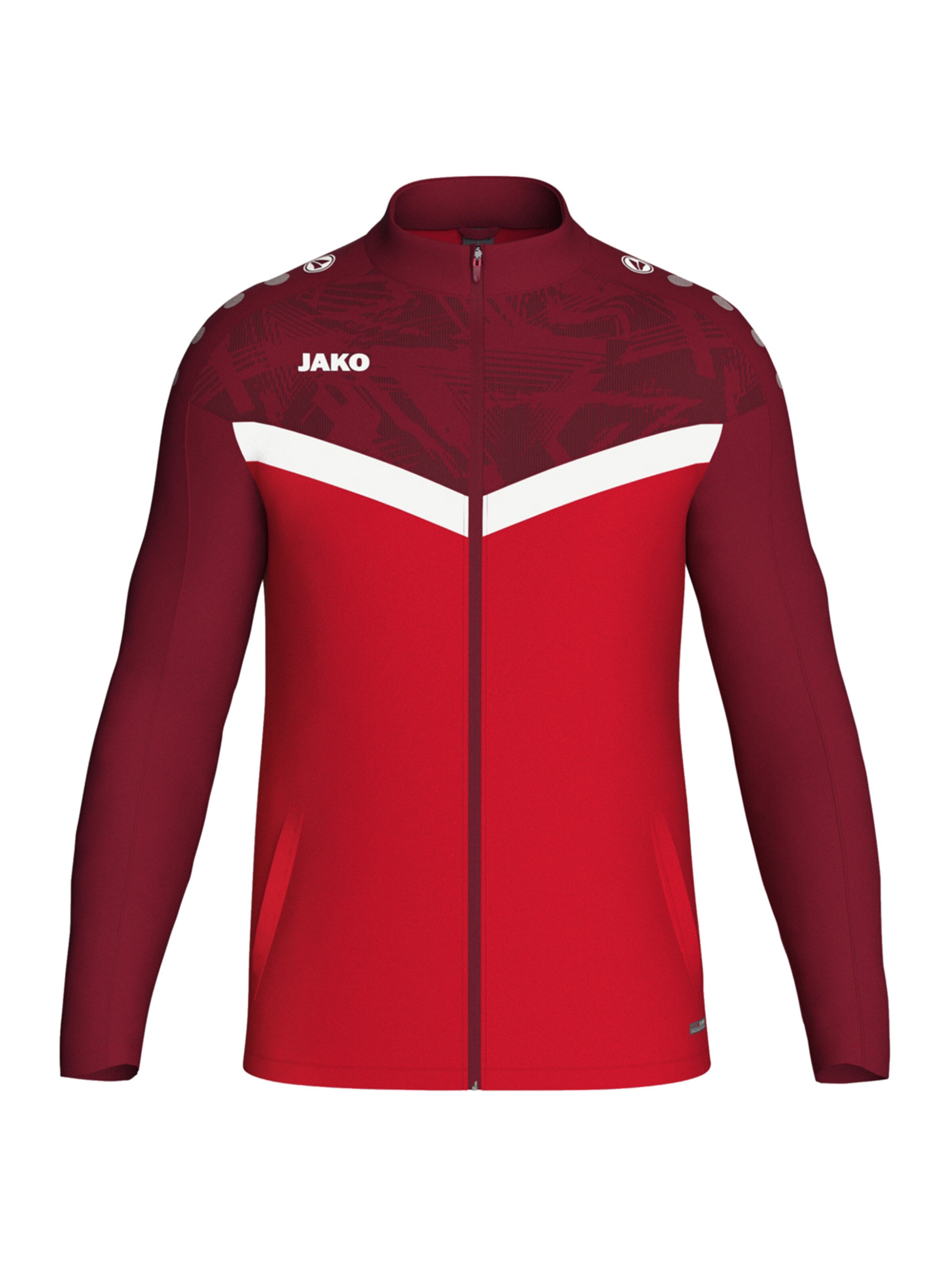 JAKO Sportjacke in Rot: Vorderseite