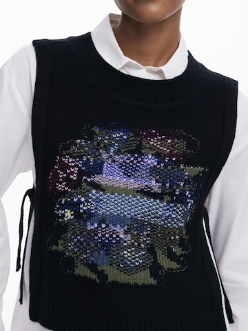 Desigual - Blusa en negro