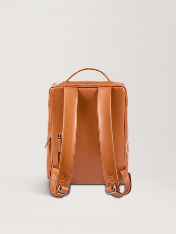 NEGOTIA Leather Backpack 'Kova' in Brown