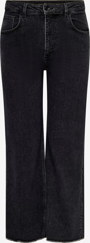 ONLY Carmakoma Wide leg Jeans in Black: front