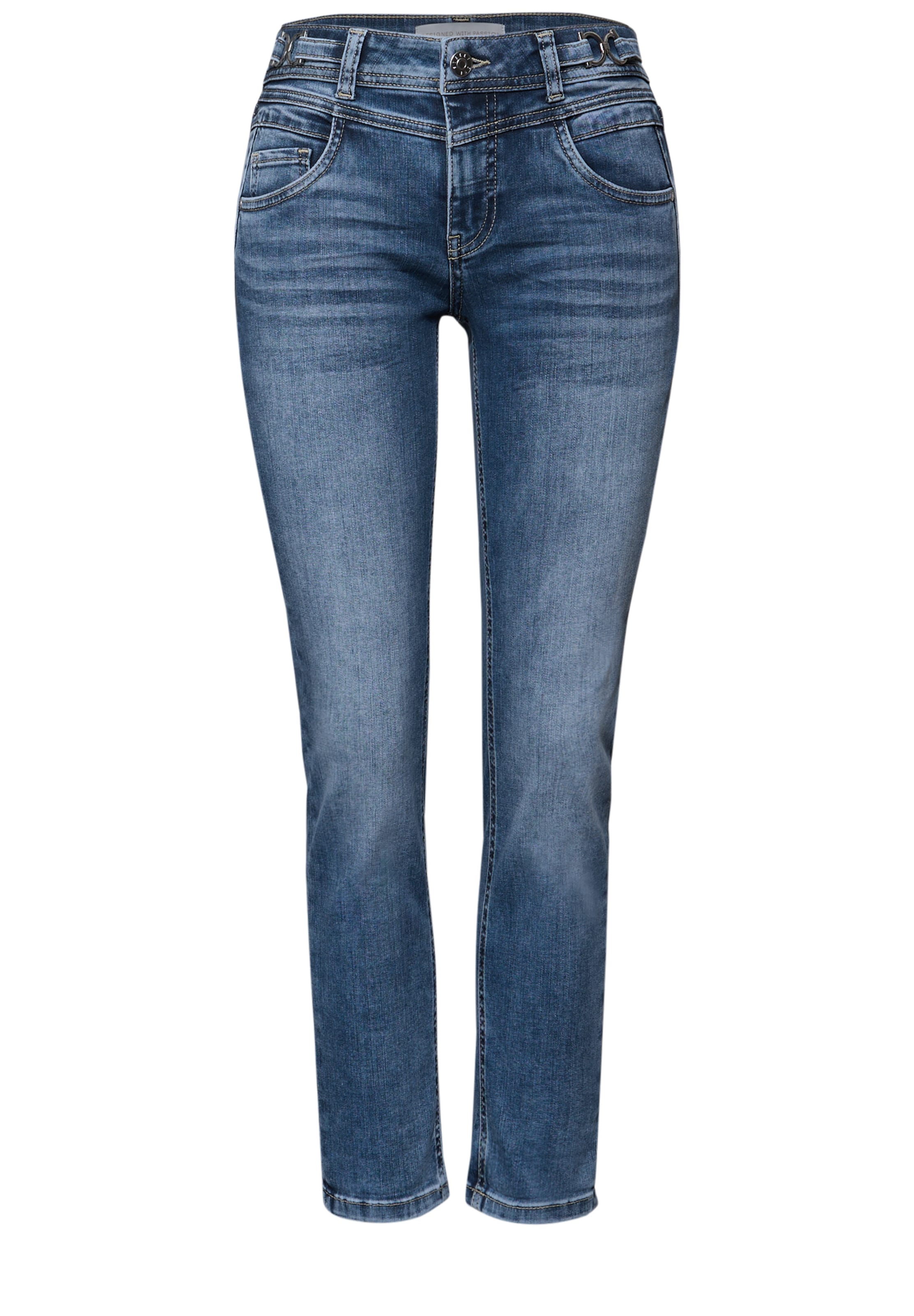 STREET ONE Regular Jeans in Blue: front