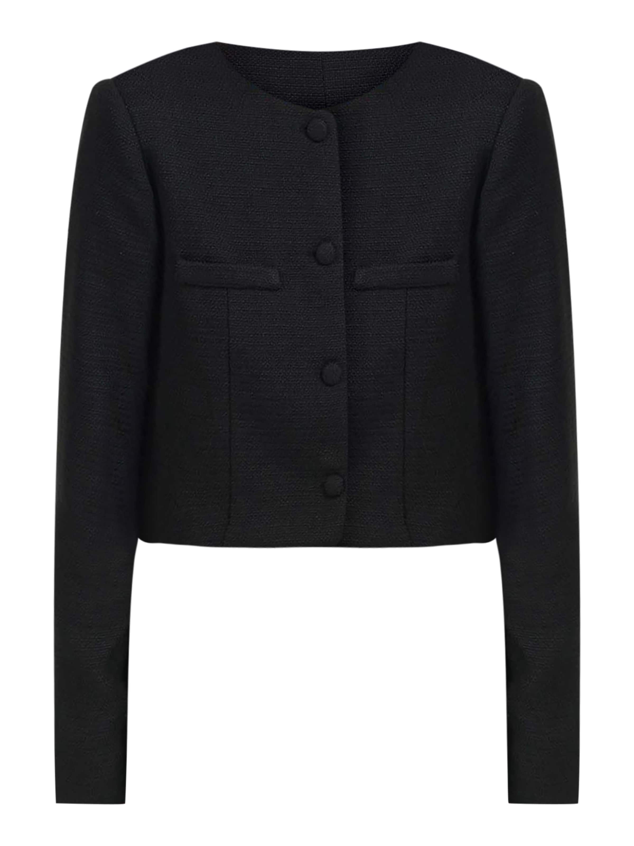 Colin's Blazer in Schwarz: Vorderseite