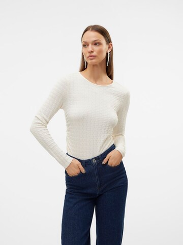 VERO MODA Футболка 'IDA' в Белый: спереди