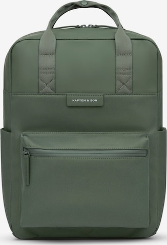 Kapten & Son Rucksack 'Bergen Pro' in Grün: Vorderseite