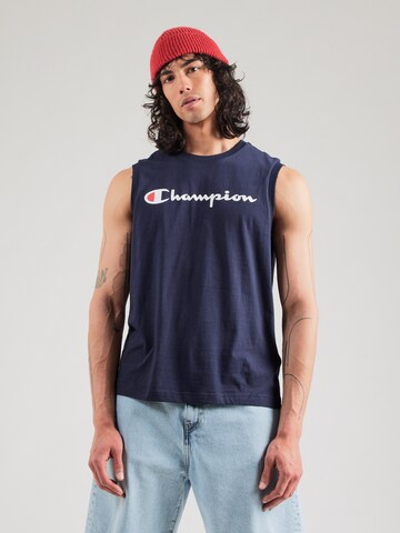 Champion Authentic Athletic Apparel Koszulka w kolorze niebieski: przód