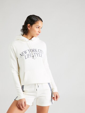 AÉROPOSTALE Sweatshirt in White: front