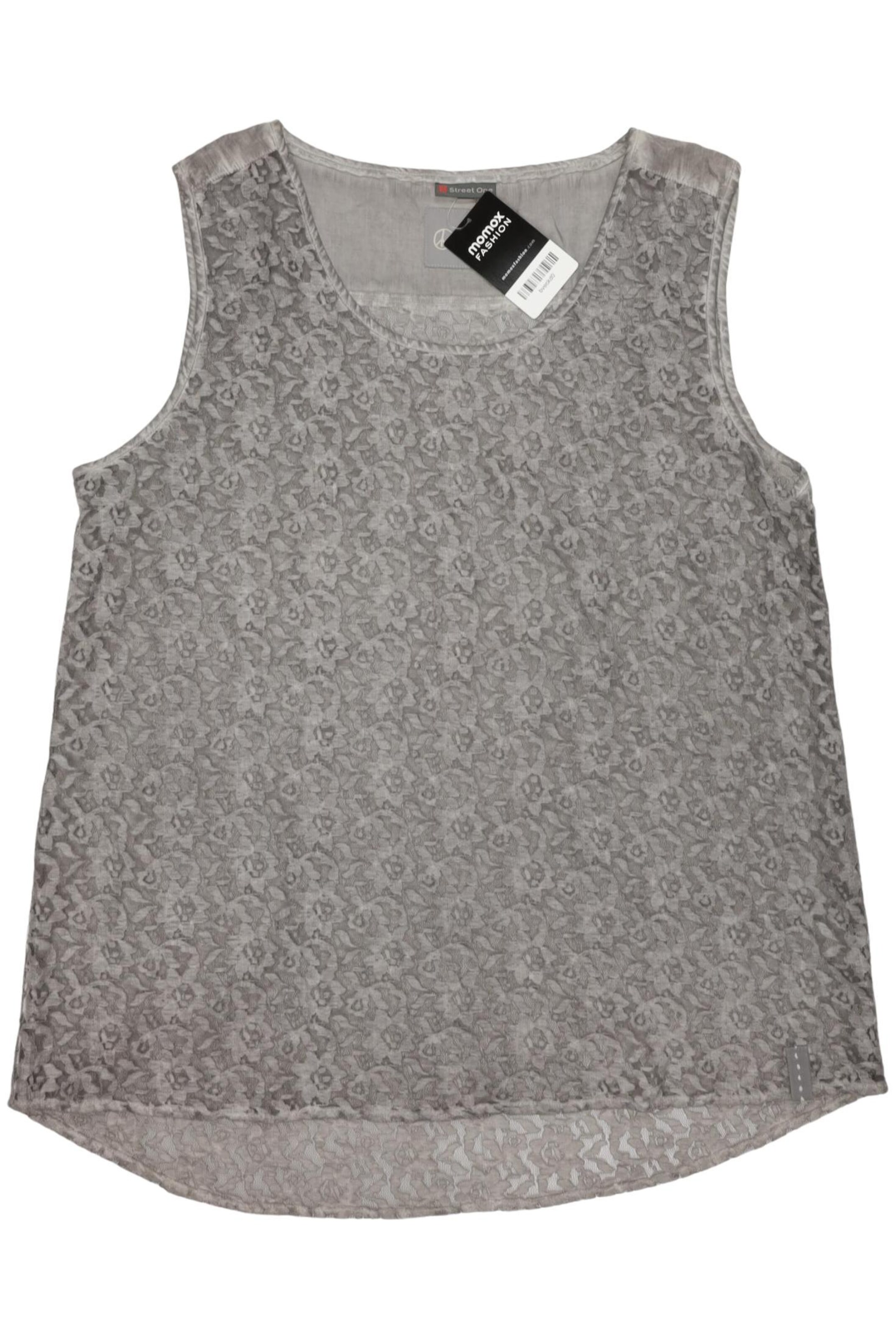 STREET ONE Top & Shirt in XXL in Grey: front