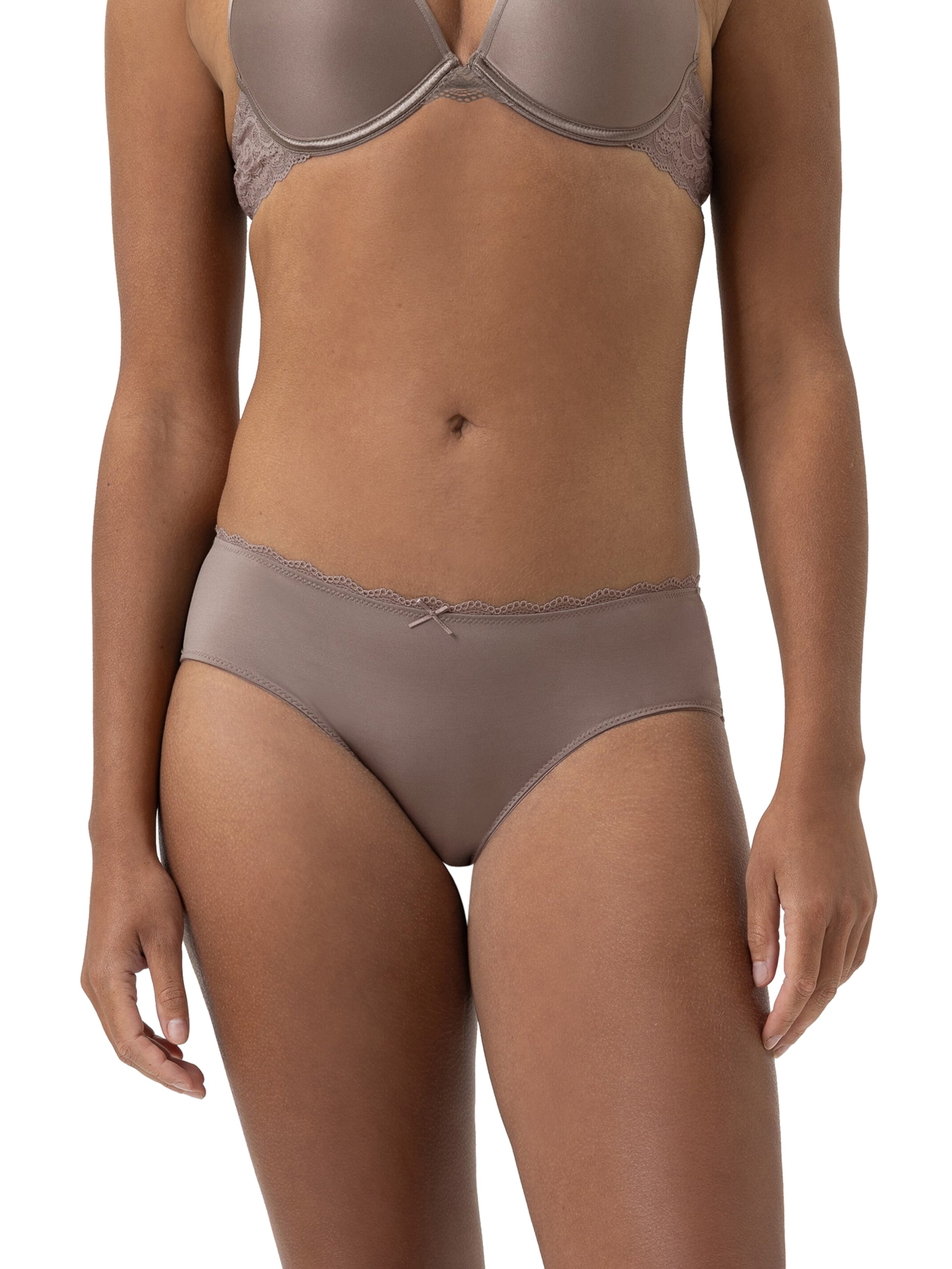 Mey Boyshorts 'Amorous' in Brown: front