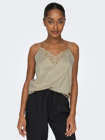 ONLY - Blusa 'Victoria' en beige: frente