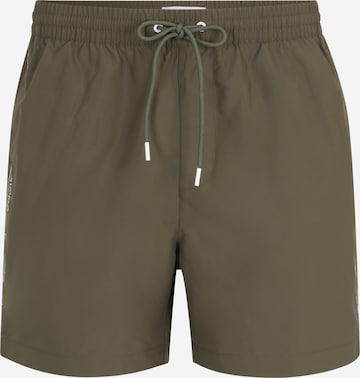 Calvin Klein Swimwear Zwemshorts in Groen: voorkant