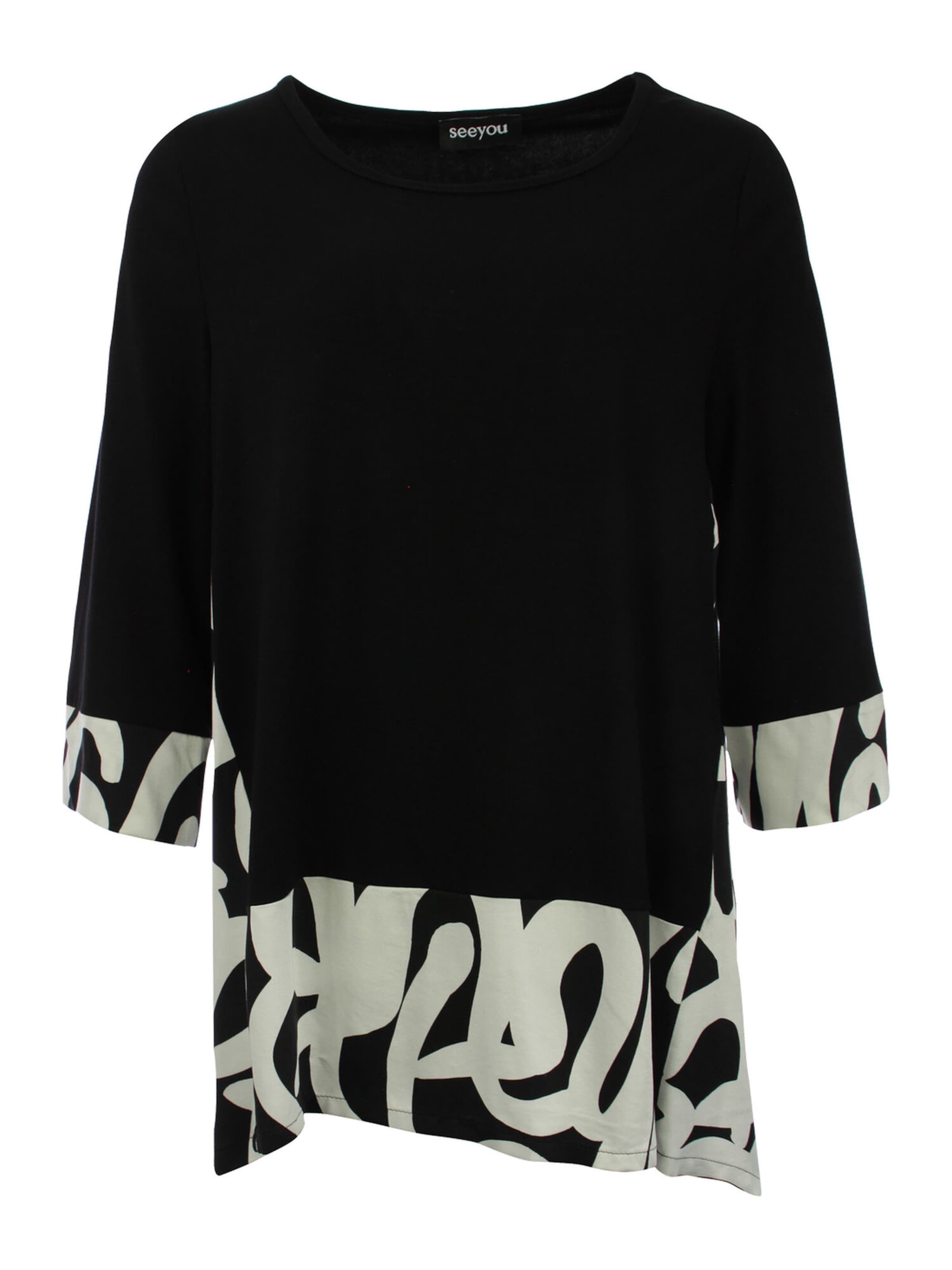 SEEYOU BY BIGGI M. Blouse in Black / White, Item view
