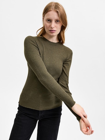 SELECTED FEMME Sweater 'Lydia' in Green