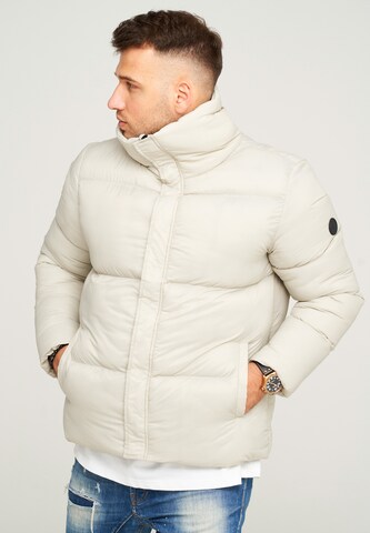 behype Winter Jacket 'BHJEFFREY' in White