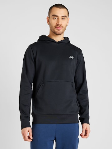 new balance Athletic Sweatshirt in Black: front