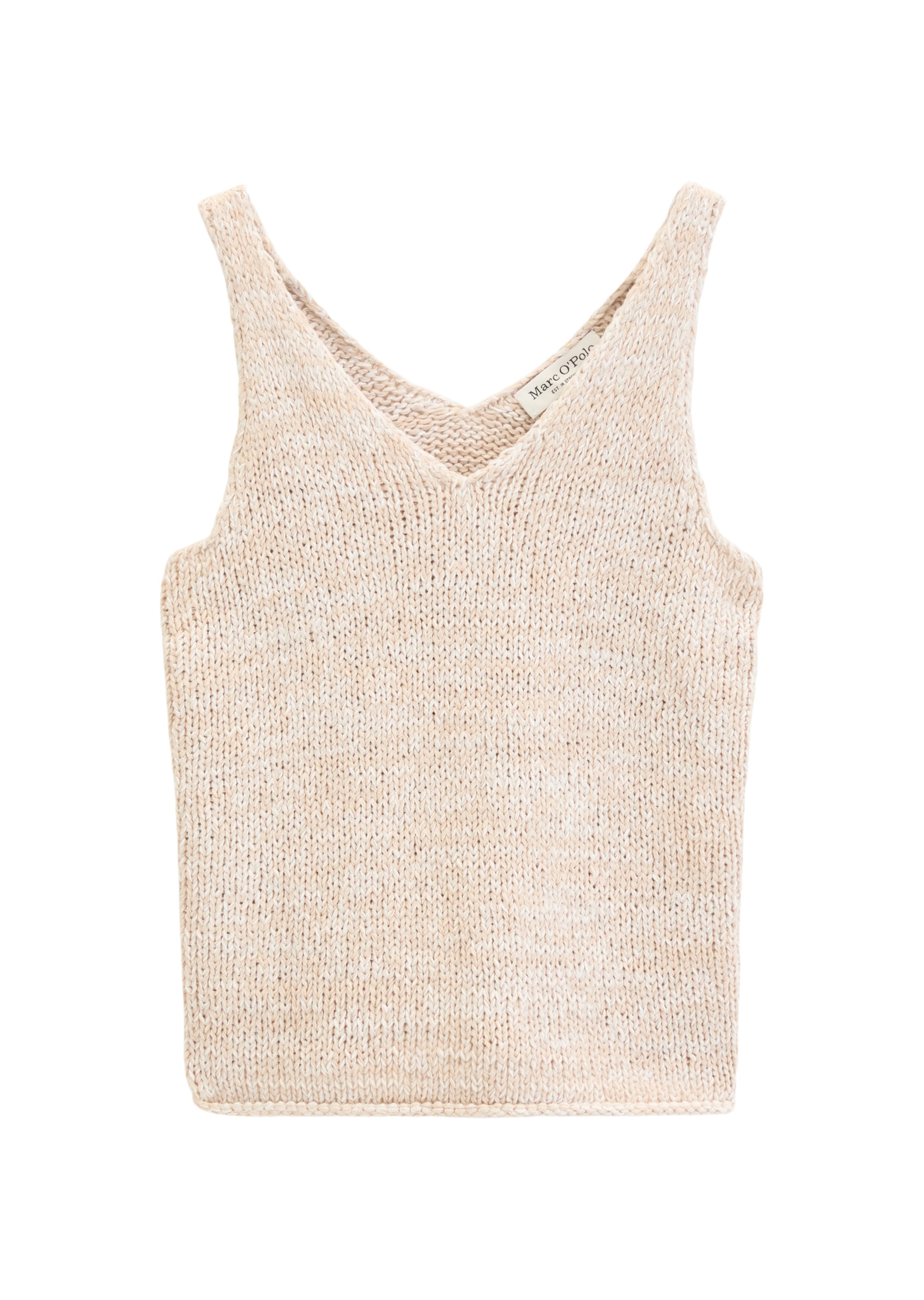 Marc O'Polo Sticktop in Beige: Vorderseite