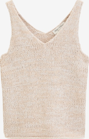Tops en tricot Marc O'Polo en beige : devant