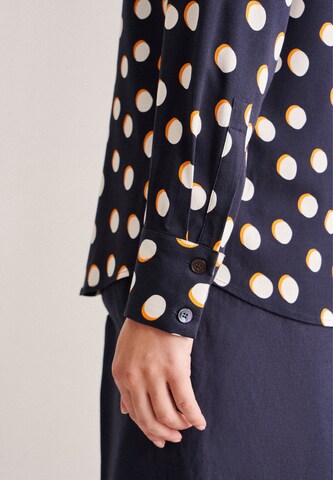 SEIDENSTICKER Bluse in Blau