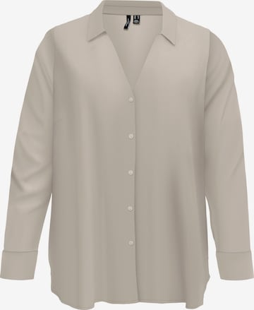 Vero Moda Curve Bluse 'VMCMymilo' in Grau: Vorderseite