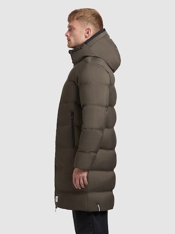 khujo Winter Coat 'Caius2' in Brown
