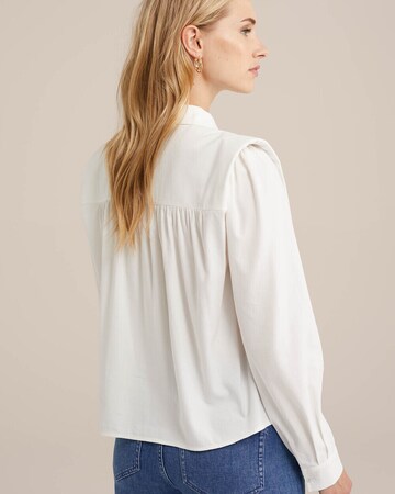 WE Fashion Bluse i hvid