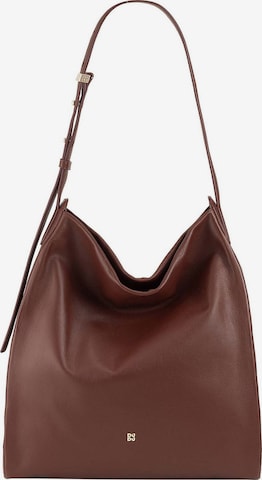 Sac bandoulière DuDu en marron : devant