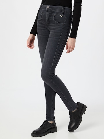 Herrlicher Skinny Jeans in Black: front